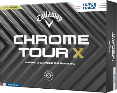 М'ячі Callaway Chrome Tour X для гольфу