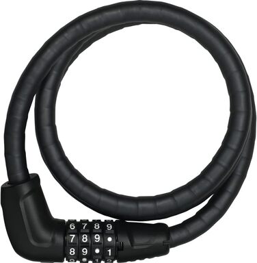 Велозамок ABUS Steel-O-Flex Tresorflex 6615C, кодовий, сталевий трос із броньованими втулками, рівень безпеки 5