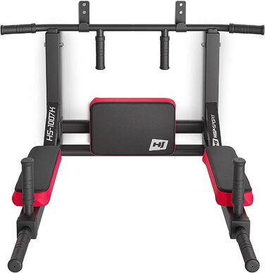 2in1 Multi-Gym HS-1007K - Dip-Station & Pull-Up Bar з настінним кріпленням