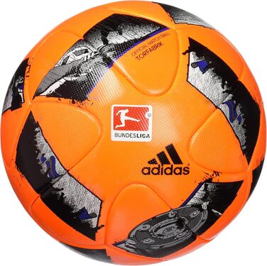 Футбольний м'яч adidas DFL Winter, розмір 5, помаранчево-синій-чорний