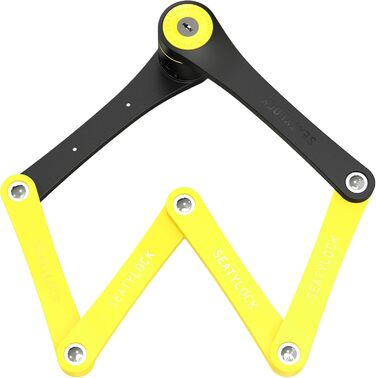 Складаний велосипедний замок FoldyLock Compact з ключем та кріпленням, 85 см – високий рівень безпеки для електровелосипеда, самоката та велосипеда