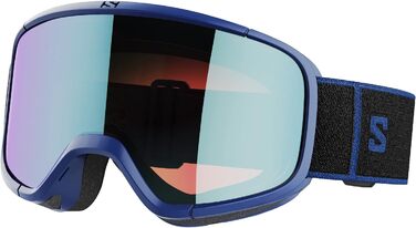 Окуляри Salomon Aksium 20 Photochromic Unisex Ski Snowboarding, відмінна посадка та комфорт, довговічність та автоматична оптимізація зору (NS, синій)