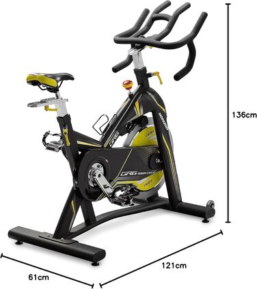 Маховик 16 кг, багатопозиційне кермо, 6 Indoor Cycle" не містить інформації про колір, тому скорочена назва може виглядати так: "Маховик 16 кг, багатопоз. кермо, 6 Indoor Cycle".