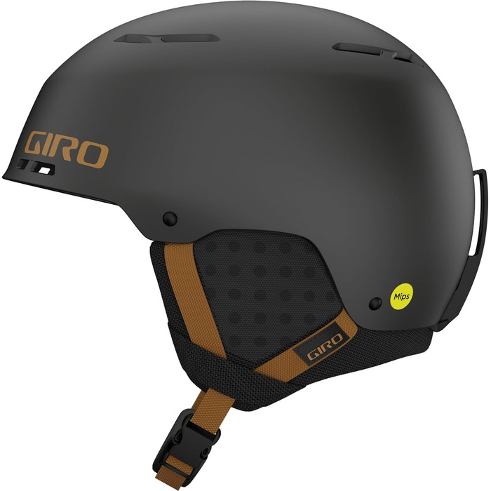 Шолом Giro Snow Emerge сферичний MIPS, вугільний/коричневий, L