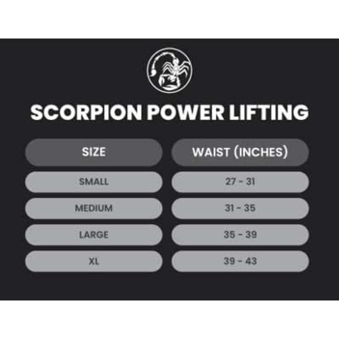 Пояс для змагань з важкої атлетики Scorpion Power Lifting Пояс для змагань Стандартний шкіряний ремінь для важкоатлета (L, коричневий)