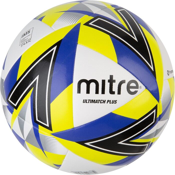 Футбольний м'яч Mitre Ultimatch, підвищений контроль, додаткова міцність, точність