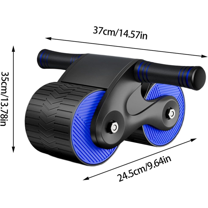 Черевне колесо з відскоком 2023 Тренажери Ab Roller (синій)