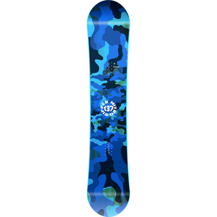 Сноуборд Nitro Snowboards Unisex Youth Kids Ripper '20 BRD All Mountain Freestyle Twin Board Сноуборд, багатокольоровий 137 см