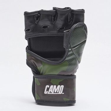 Тренувальні рукавички для вільного бою MMA Grappling (XL), 1947 MMA Gloves Mimetic Camo Green -