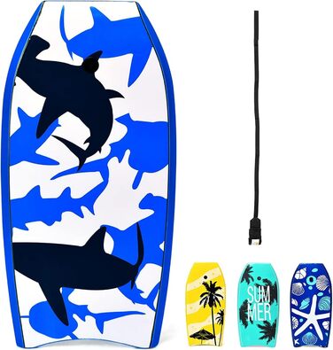 Дошка для SUP & Swim, серфінгу з ремінцем для ніг Blue