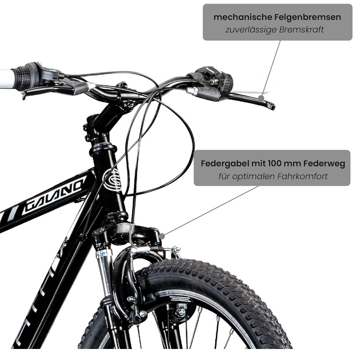 Hardtail V-Brake 46 см, 26