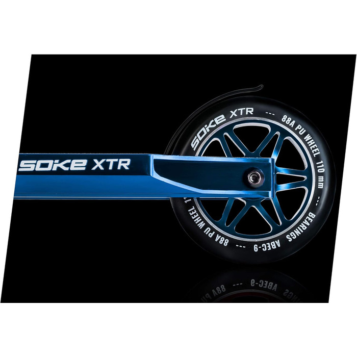 Трюковий самокат SOKE XTR Kickscooter ABEC 9 Кульковий підшипник Педальний самокат Скутер для дорослих та дітей СИНІЙ