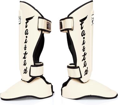 Захист гомілки та стопи Fairtex SP7 для Муай Тай, синтетична шкіра, для чоловіків, жінок і дітей, знімний, легкий, довговічний