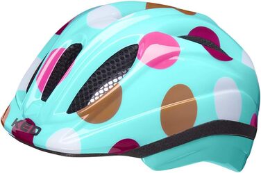 Дитячий велосипедний шолом Meggy II Originals, LED-ліхтар, німецький, 220 г, QUICKSAFE, захист від комах, XS (44-49 см), зелений Croco