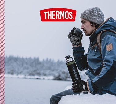 Пляшка для напоїв Thermos Mountain 0,9 л, нерж. сталь, 24 год. гарячого/холодного