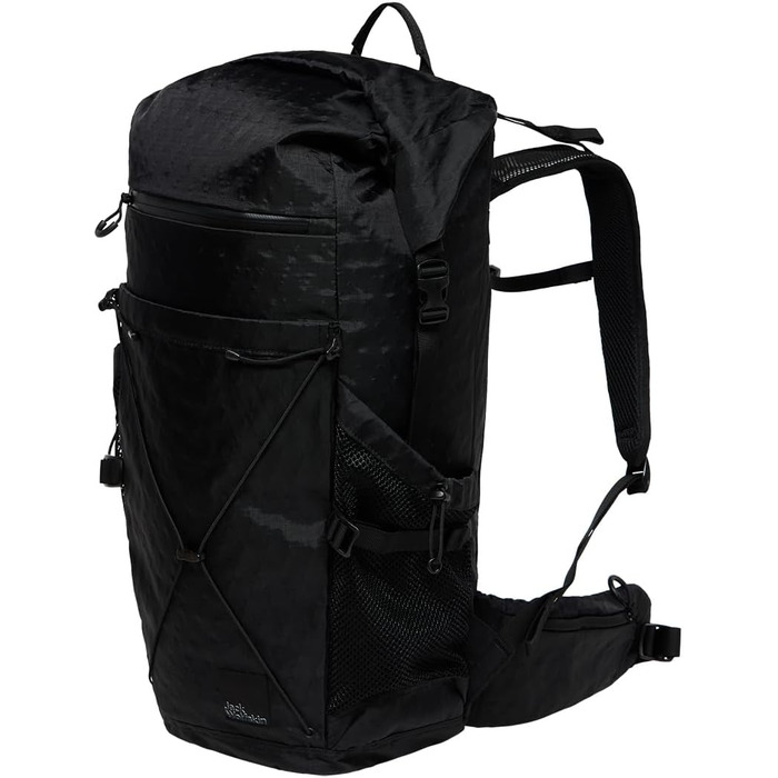 Рюкзак Jack Wolfskin Wandermood Rolltop 30 л унісекс, для туризму, чорний
