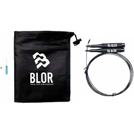 Скакалка Blor Jump Rope Pro алюмінієва, сталева, нейлонова, з ергономічними неслизькими ручками, для схуднення, боксу, кросстренінгу, з чохлом