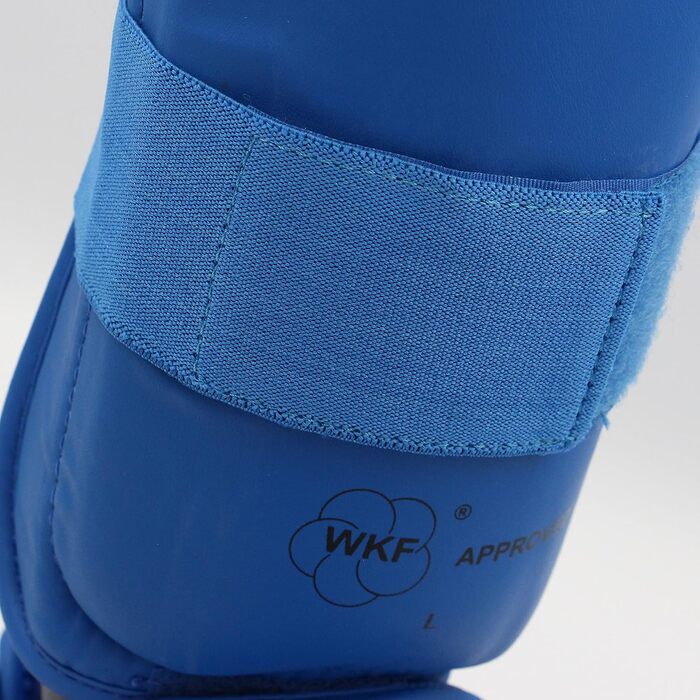 Захист гомілки та стопи Adidas WKF для карате, знімна устілка, XL, синій