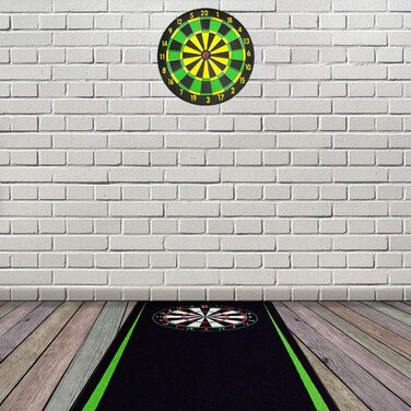 Килим Kingpower Dart Mat 237x80см зелений, лінія розряду, захист підлоги