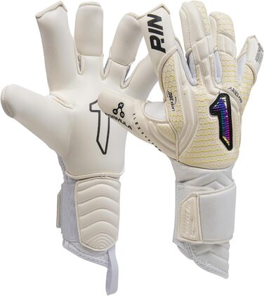 Воротарські рукавички Rinat Aries Nemesis Pro для дорослих, білі, розмір 7