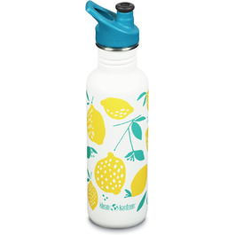 Пляшка для води Klean Kanteen, унісекс, лимонна, 1 л