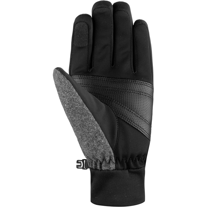 Жіночі рукавички Saskia Touch-Tec Finger Gloves 10 чорний / чорний (7, чорно-сірий)