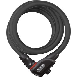 Велозамок ABUS Phantom 8950/180 TexFL з тримачем, кабельний, 12/15 мм, рівень захисту 5, чорний
