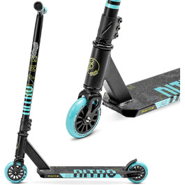 Трюковий самокат Glide для фрістайлу, ABEC 9, 100мм колеса, алюмінієва дека 6061, вага 3,3 кг, навантаження до 100 кг