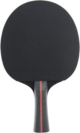 Ракетка Dunlop Blackstorm для настільного тенісу, чорна, ITTF, для початківців