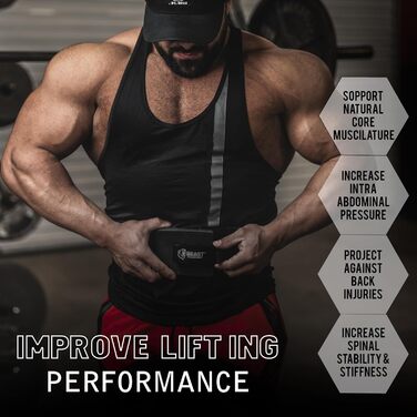 Пояс для важкої атлетики Beast Power Gear з важільною пряжкою, 10 і 13 мм, ширина 10,2 см, підтримка спини для пауерліфтингу, станова тяга, присідання