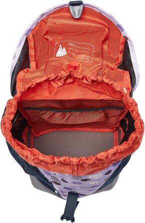 Дитячий рюкзак VAUDE Puck 10 л, синій, водонепроникний, для хлопчиків і дівчаток, з дощовиком і лупою, для школи та походів