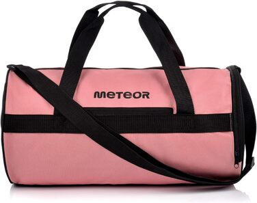 Сумка спортивна Meteor 25L - унісекс/дорожня 48x25x25 см рожевий/чорний