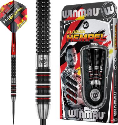 Дротики WINMAU Steel FloHempel 25г NT90 Чорний