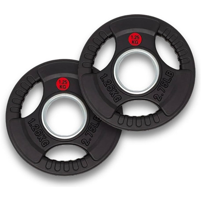 Набір пластин PH Fitness Premium Rubber Tri Grip 50мм, 2x1.25 кг