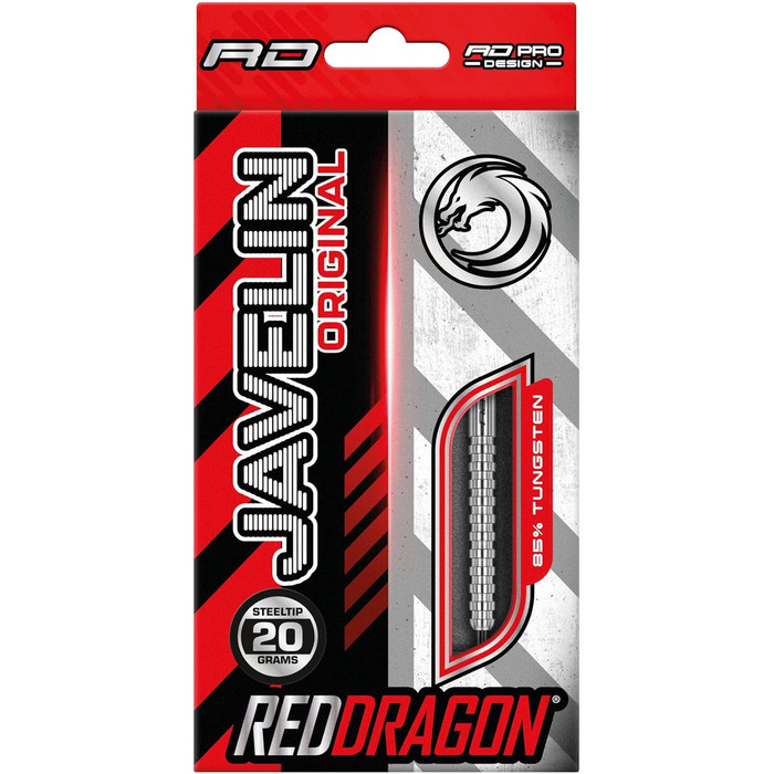 Дартс RED DRAGON Javelin сталевий з польотами та голоблями (20 г)