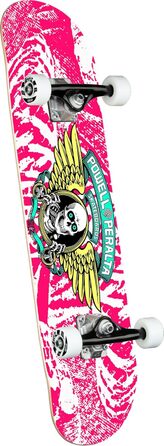 Скейтборди Powell Peralta Winged Ripper білий/рожевий 7,0 x 28'