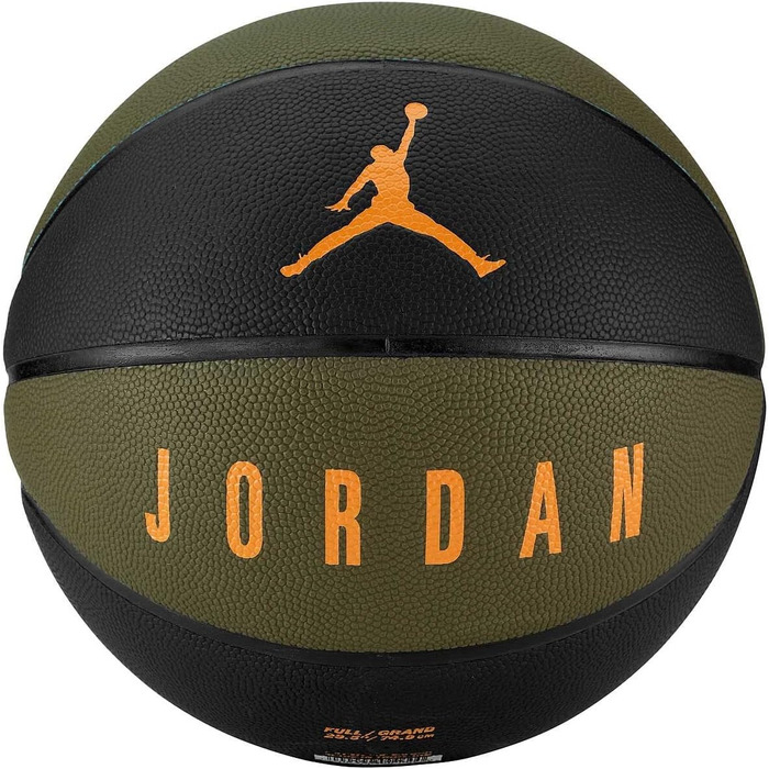 Унісекс Дорослі Jordan Ultimate 8p Баскетбольний м'яч One size оливково-чорно-помаранчевий