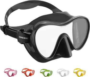 Безкаркасна маска F1 або комбінований набір Frameless Mask Snorkel Dry для дайвінгу та снорклінгу, One Size, маска унісекс Silver, 1 -