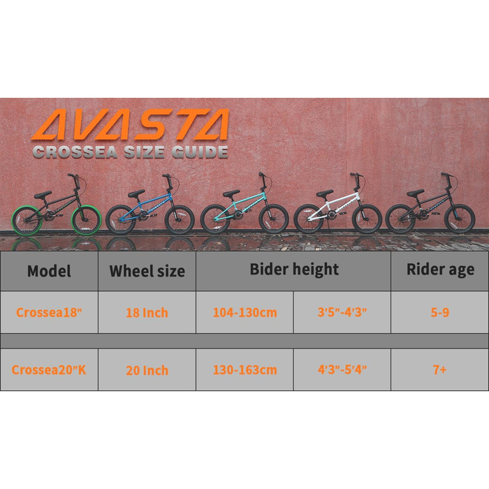 Велосипед AVASTA Freestyle BMX 20'' для дітей від 5 років