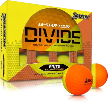 М'ячі для гольфу Srixon Q-Star Divide 12 - тур, ідеальні для гри