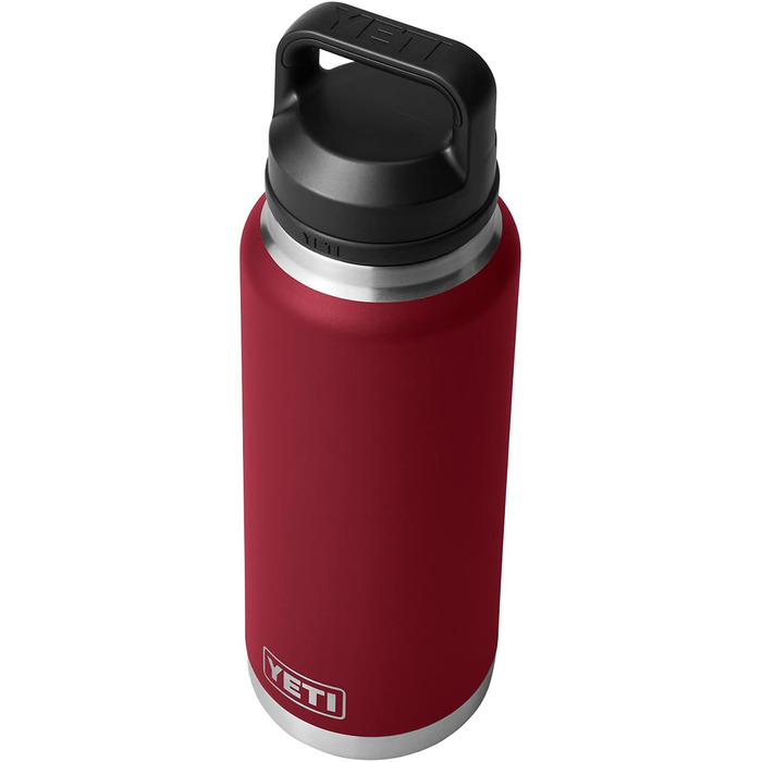 Термос-бутилка YETI Rambler 1020 мл, вакуумна, нержавіюча сталь, з кришкою для пиття, червона