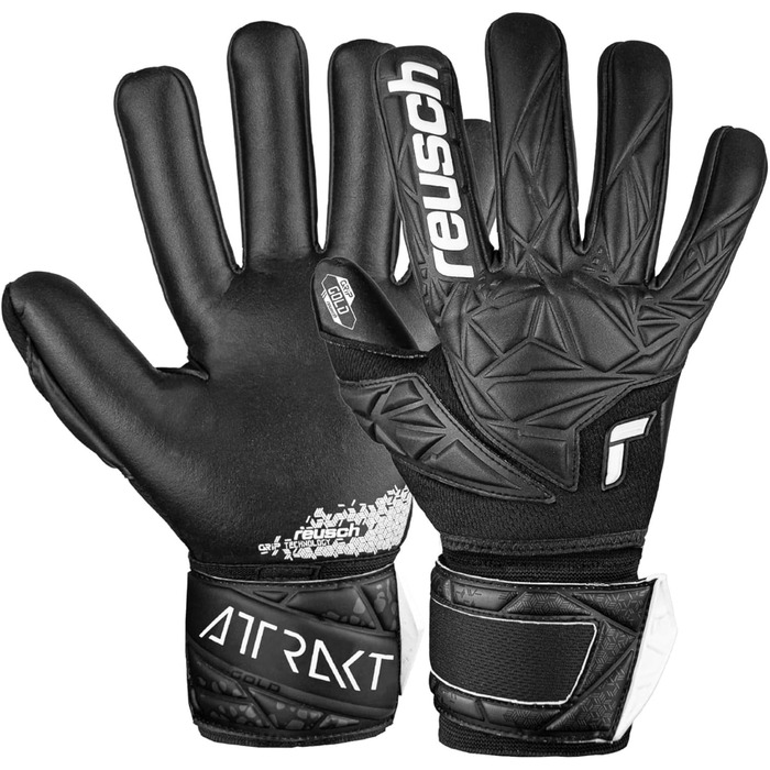 Воротарські рукавички Reusch Attrakt Gold NC Finger Support для дорослих, унісекс