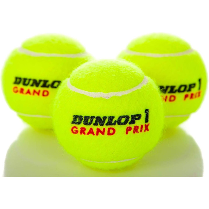 Тенісні м'ячі DUNLOP Grand Prix Extra Duty з твердим покриттям 3 банки з м'ячами в мультиупаковках (доступно 2-24 банки) 2 банки