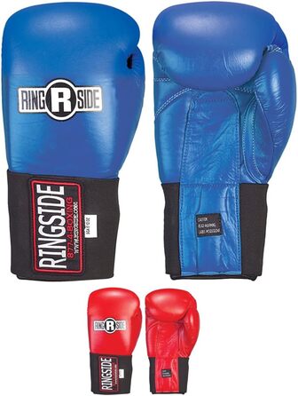 Рукавички Ringside Competition, Velcro, сині, 284 г, 10 унцій