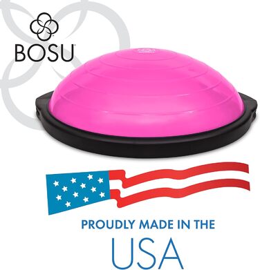 Балансувальний тренажер BOSU Sport, компактний, рожево-чорний