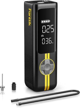 Електричний компресор Fanttik X8 APEX, 11.1V, 150PSI, портативний насос з LED-дисплеєм для авто, електровелосипеда, мотоцикла, м'ячів, шин 26,3 см