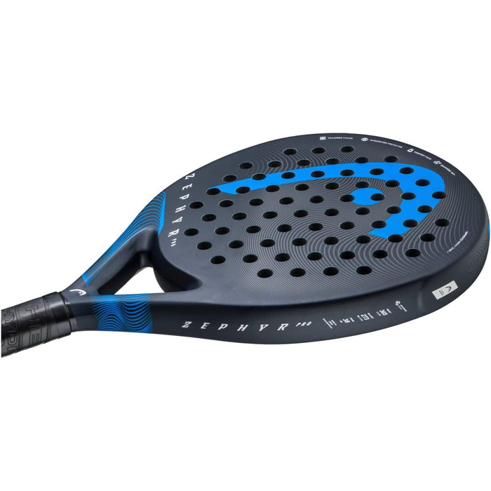 Ракетка HEAD Zephyr Pro 2023 Padel, чорна/синя