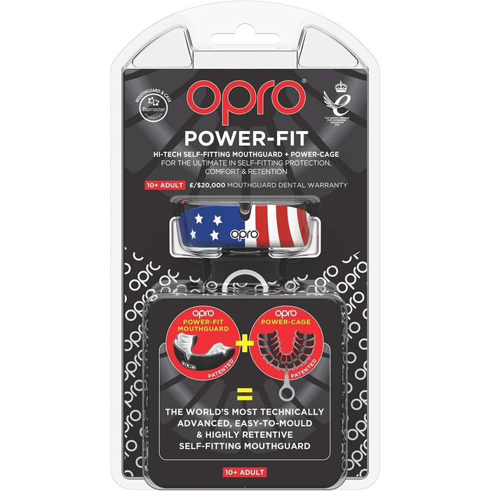 Капа спортивна OPRO Power-Fit Unisex Youth (для дорослих, США)