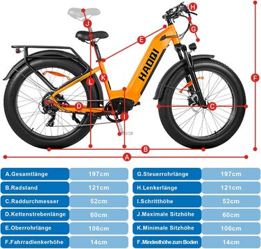 Вт акум. 48В 20Ач, 26 Fat Tire, 7 передач, до 25 км/год, помаранчевий