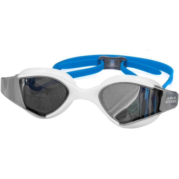 Окуляри для плавання Aqua-Speed Blade Mirror моноблок для чоловіків, універсальний розмір